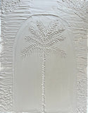 Palm tree textured art