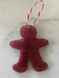 Christmas ornament - red gingerbread person
