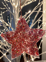 Christmas ornament - Oversized Candy Cane Star