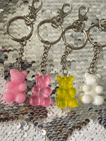 Pastel gummy bear keychains/bag clips!