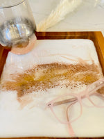 Blush and Gold Resin tray