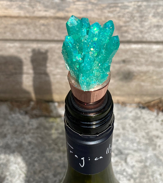 Mermaid Sparkle 🧜‍♀️ wine stopper