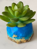 Mini geometric succulent holder