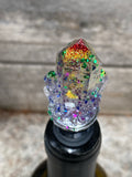 Crystal rainbow wine stopper! 🌈