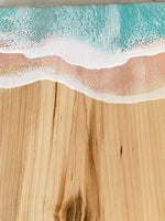 Blush and teal ocean 🌊 charcuterie board.