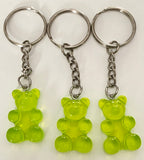 Green gummy bear keychain!