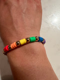 Rainbow heishi bead bracelet 🌈