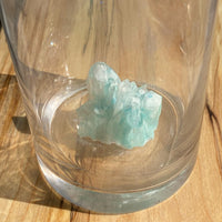 Crystal Resin glass vase.